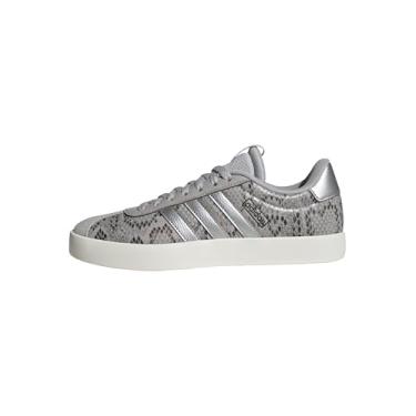Imagem de adidas Tênis feminino Vl Court 3.0, Cinza/prata metálico/branco, 40