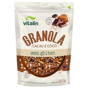 Imagem de Granola Cacau e Coco Sem Glúten Vitalin 200g