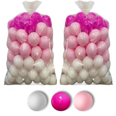 Imagem de Kit 100 Bolas Para Piscina De Bolinhas Cores Bb Bolinhas Baby Fashion