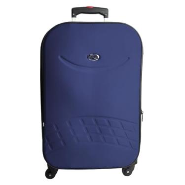 Imagem de Mala de viagem 23Kg Giratória 360° com Expansivo Forrada e Resistente (Azul)