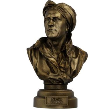 Imagem de Estátua Busto Nicolas Coustou (Cor Ouro Velho)