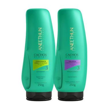 Imagem de Kit Cachos Aneethun 2 passos cachos sytem Final Cachos+Gelat