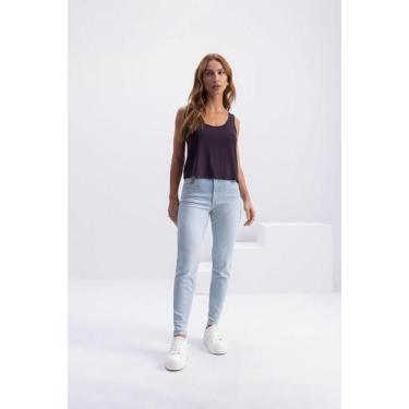 Imagem de Calça feminina em jeans Essendi - 34, Jeans médio, 40