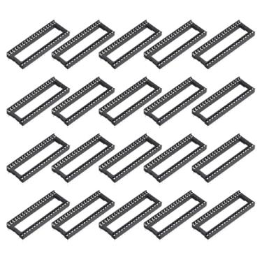 Imagem de Generic 20 peças DIP IC adaptador soquete chip 40 pinos IC kit sortido 2,54 mm/0,1" passo para projeto de placa de ensaio, design de placa PCB