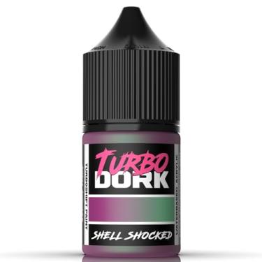 Imagem de Turbo Dork Tinta acrílica Shell Shocked TurboShift Frasco de 22 ml - Tinta de mudança de cor metálica não tóxica à base de água