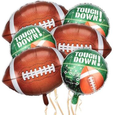 Imagem de Balões de futebol, suprimentos de lembrancinha de festa de futebol, conjunto de balões gigantes de poste de gol de 150 cm para decoração de festa de aniversário de futebol e festas internas e externas