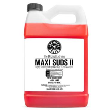 Imagem de Chemical Guys CWS_101 Maxi-Suds II Sabonete espumante para lavagem de carro (funciona com canhões de espuma/armas ou lavagens de balde). Seguro para carros, caminhões, motocicletas, trailers e mais,