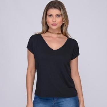 Imagem de Blusa M/C Decote V B’Bonnie Ioná Listra-Feminino