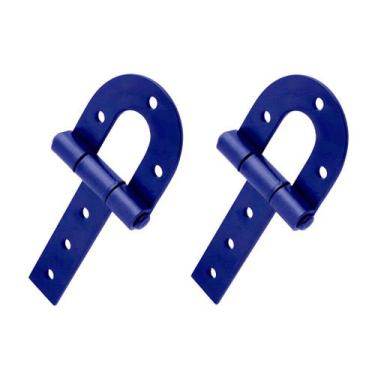 Imagem de Dobradiça Grande 29,5 Cm Nº04 Em Aço Ajax Para Porteira Portão - 2 Uni