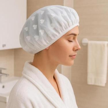 Imagem de Touca Atoalhada Para Secar Cabelo Pós Banho - Landhs