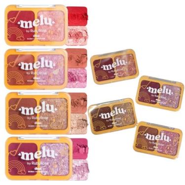 Imagem de Paleta Duo Blush + Iluminador Melu by Ruby Rose Original - ruby rose m