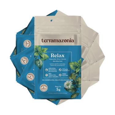 Imagem de Kit 6X: Relax Camomila, Erva Cidreira e Spirulina Azul Sachê Terramazonia 5g
