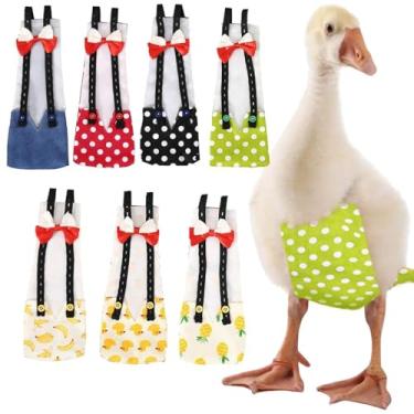 Imagem de QBLEEV Fraldas de pato Pet Cole para bebês patos, fraldas de frango para galinhas de verdade, pano de frango moderno para patinho de galinha de galinha de ganso