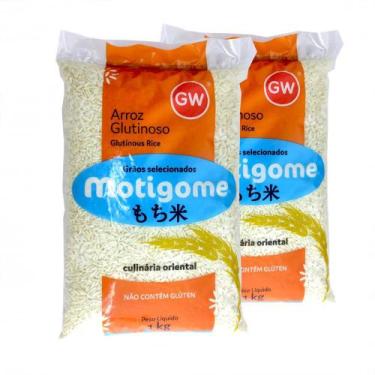Imagem de Arroz Glutinoso Motigome Grão Longo 1kg GW (Kit com 2)