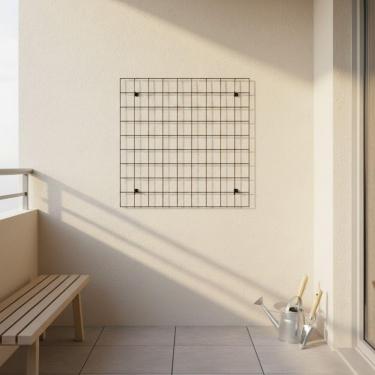 Imagem de Tela Jardim Vertical Grande em Aço Aramado – Painel Decorativo para Parede e Plantas