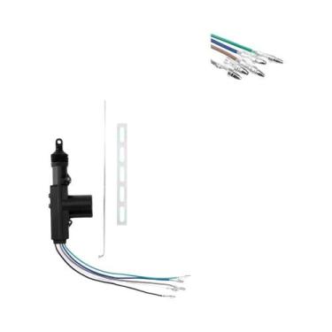 Imagem de Kit De Atuador De Fechadura Central Elétrica Remota 12V Para Carros, S