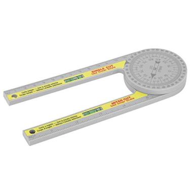 Imagem de Régua angular, braço rotativo de 360 graus com transferidor chanfrado de alta precisão para marcenaria e construção