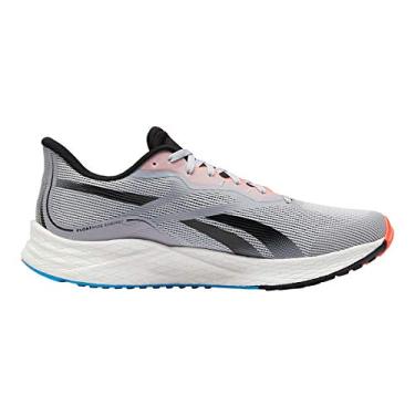 Imagem de Reebok Tênis de corrida masculino Floatride Energy 3.0, Cinza frio/preto/laranja flare, 8.5