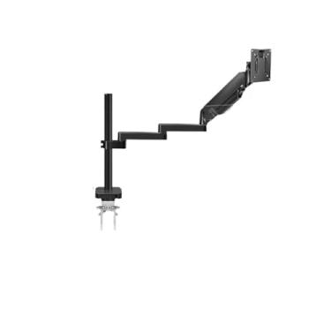 Imagem de BEGWVDJTP Suporte de monitor de braço longo para tela de computador pode levantar a base de elevação de mesa giratória de alto e baixo perfil