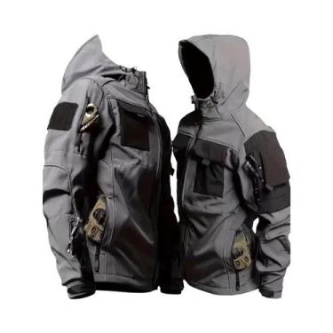 Imagem de Jaqueta Tática Impermeável De Fleece Sharkskin Para Homens, Casacos De