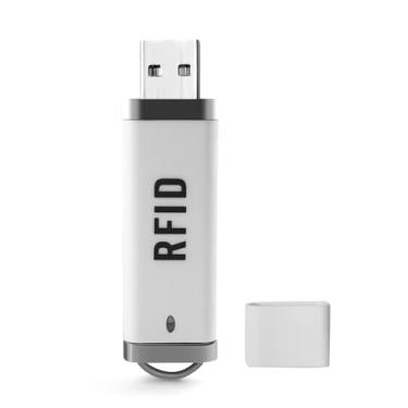 Imagem de Leitor RFID Mini ID IC Leitor de Cartão Scanner Leitor RFID 125KHz/13,56Mhz Leituras de Frequência Dupla TK4001 EM4100 ID IC Leitor de Controle de Acesso de Cartão NFC Porta USB