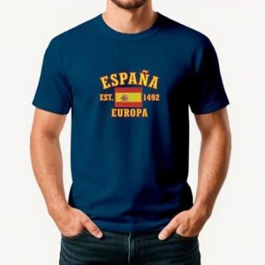Imagem de Camiseta Masculina ESPANHA Exclusiva Algodão Premium-Masculino