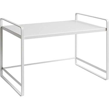 Imagem de U5GAAALPPQ9 Prateleira de cozinha suporte de balcão de cozinha rack de forno de camada dupla rack de metal para micro-ondas unidade de prateleiras organizador de armazenamento de cozinha suporte de