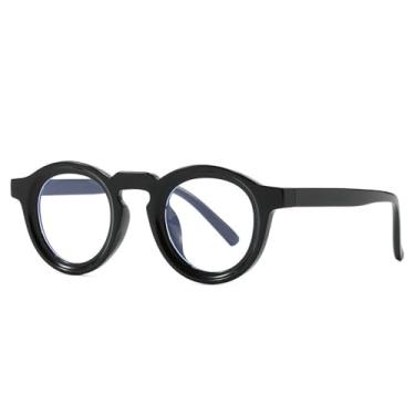 Imagem de Óculos de Sol UV400 - Armação Pequena Redonda Estampa Punk Leopardo para Homens e Mulheres Esportes ao Ar Livre Corrida Ciclismo, Preto e Transparente