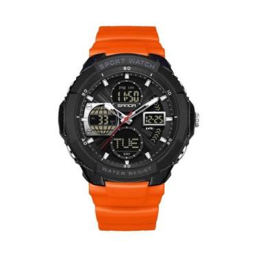 Imagem de Relógio Esportivo Digital LED Multifuncional À Prova d'Água Para Homen