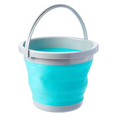 Imagem de Balde Retrátil 5 Litros Verde água RET3512 Flash Limp