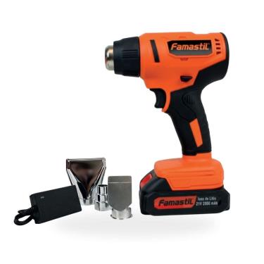 Imagem de Soprador Térmico Famastil 21V Sem Fio LED Bateria
