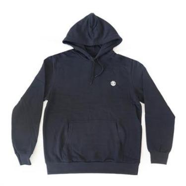 Imagem de Moletom Element Canguru Logo Chest HD - Preto-Masculino