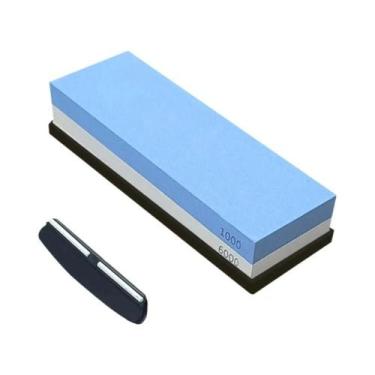 Imagem de Afiador De Facas Ajustável Com Placa De Pedra De Água E Guia De Ângulo