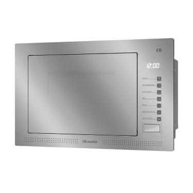 Imagem de Micro-ondas de Embutir Mueller 25 Litros Espelhado  Painel Digital 1400w MME25K -127v