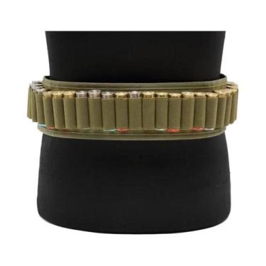 Imagem de Cinto Porta-Munição De 30 Cartuchos Calibre 12 Para Caça, Treinamento 