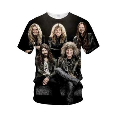 Imagem de Camiseta Unissex Slim Fit Com Estampa 3D Casual Oversize plus Size 100