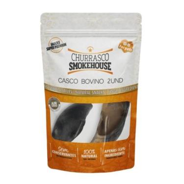Imagem de Petisco Snacks Churrasco Smokehouse Casco Bovino para Cães com 2 Peças