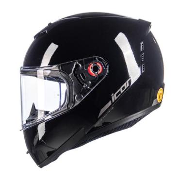 Imagem de Capacete Masculino Feminino Fechado Peels Icon Preto Brilho, 62