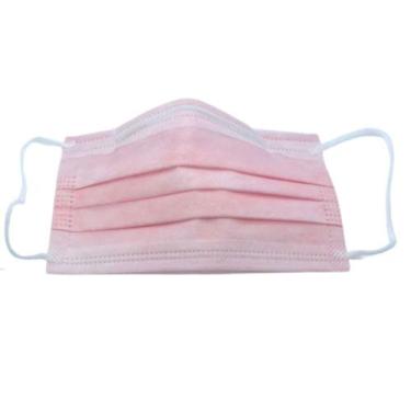 Imagem de Máscara Descartável Adulto Tripla S/ Filtro Rosa 50unid - JERSEY POM P