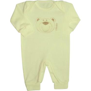 Imagem de Macacão bebê Masculino - PiliBaby, Amarelo, M