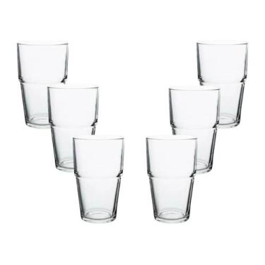 Imagem de Jogo de Copos Sali de Vidro 6 Peças 350ml - Hercos