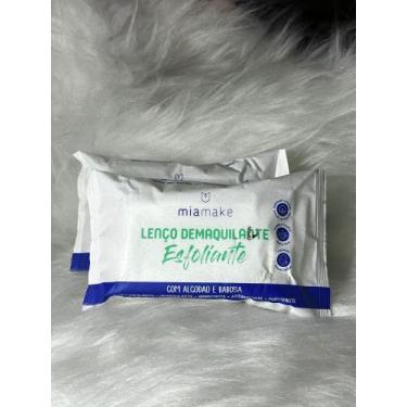 Imagem de Lenço Demaquilante Esfoliante Mia Make 5 em 1  Algodão + Babosa  Limpa