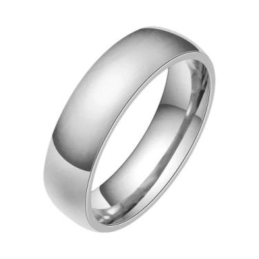 Imagem de Alianças De Casamento Em Ouro Para Casais, Anéis De Aço Inoxidável, Jo