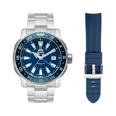 Imagem de Relógio Masculino Orient Automático GMT - NH3SS003 D1SX - RELÓGIO ORIE
