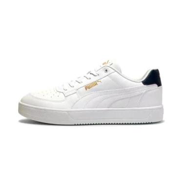 Imagem de Tenis sb puma caven 2.0 bdp 39633050, White, Navy, Gold