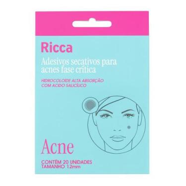 Imagem de Adesivo Secativo para Acne Espinha Cravo Fase Crítica 20 unidades Ricc
