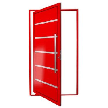 Imagem de Porta Pivotante Lambril Premium com Puxador Super 210cm x 100cm Brimak