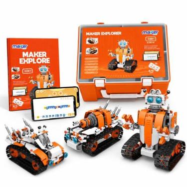 Imagem de Kit de Robótica STEM Maker Explorer 427 Peças com montagem de 3 difere