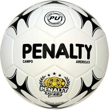 Imagem de Bola de Futebol Campo Penalty Legacy Americas Profissional, Branco, Pr