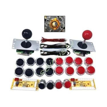 Imagem de Kit De Console De Jogo Arcade Com Joystick De 8 Direções Para PC Raspb